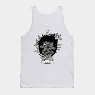 mask hedgehog Tank Top